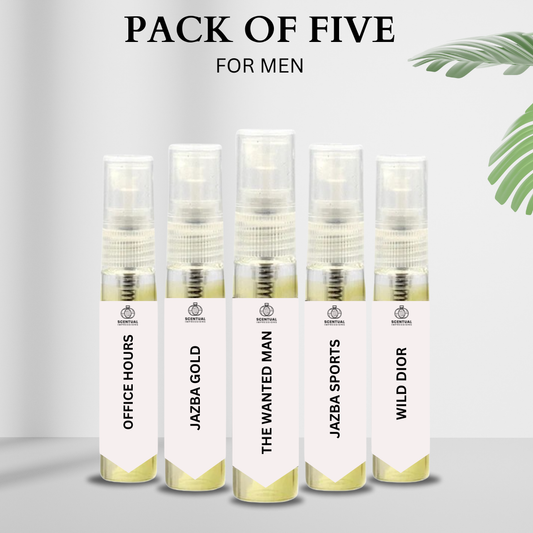 Tester Pack Of 5 (For Men 5ML)